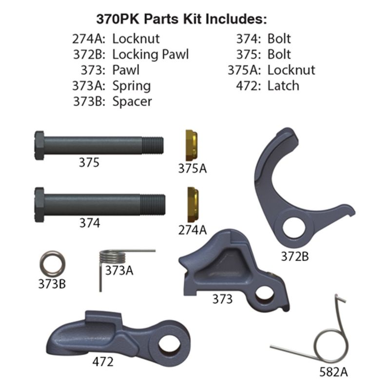 370PK PINTLE HITCH REBUILD KIT Premier Part